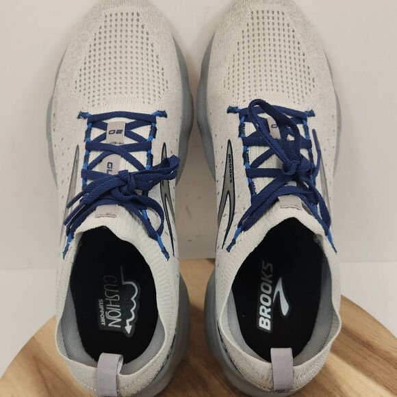 Brooks Mens Glycerin StealthFit 20 Running Shoes Gray Blue Size 11.5 - Picture 9 of 12